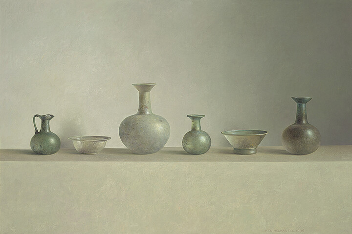 Dutch composed still-life painter Henk Helmantel